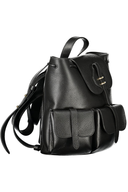 COCCINELLE WOMEN'S BLACK BACKPACK