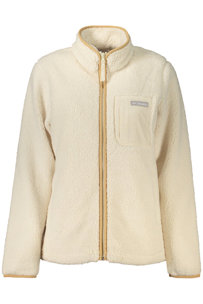 SWEAT-SHIRT BLANC À FERMETURE ÉCLAIR COLUMBIA POUR FEMME