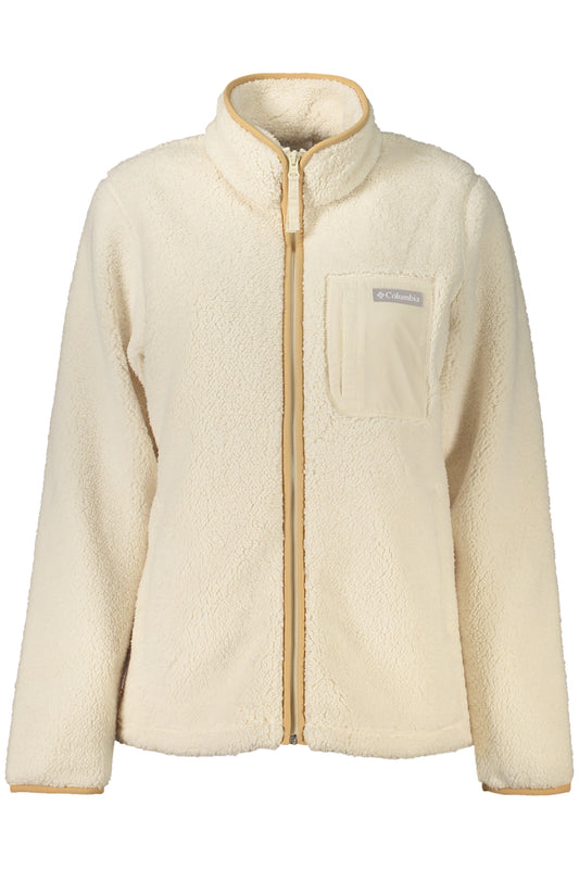 SWEAT-SHIRT BLANC À FERMETURE ÉCLAIR COLUMBIA POUR FEMME