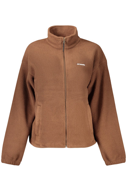 SWEAT-SHIRT FERMETURE ÉCLAIR MARRON COLUMBIA POUR FEMME