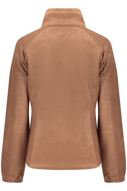 COLUMBIA WOMEN'S BROWN ZIP-UP SWEATSHIRT