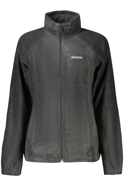 COLUMBIA WOMEN'S BLACK ZIP-UP SWEATSHIRT