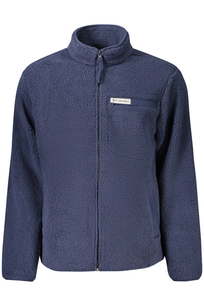 COLUMBIA MEN'S BLUE ZIP-UP SWEATSHIRT