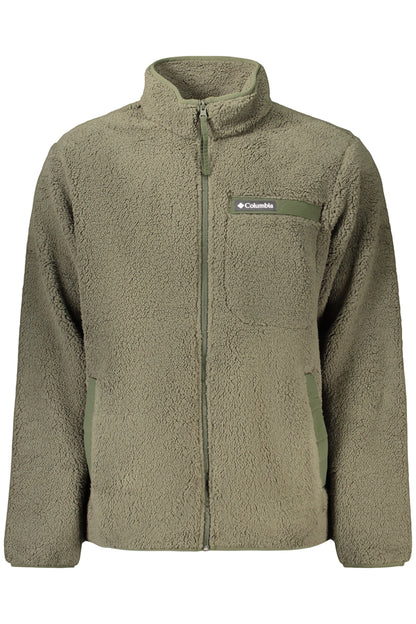 SWEAT-SHIRT VERT À FERMETURE ÉCLAIR COLUMBIA POUR HOMME