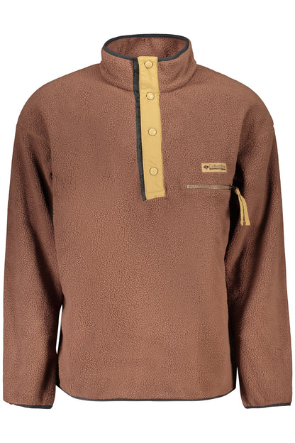 SWEAT-SHIRT FERMÉ MARRON COLUMBIA POUR HOMME