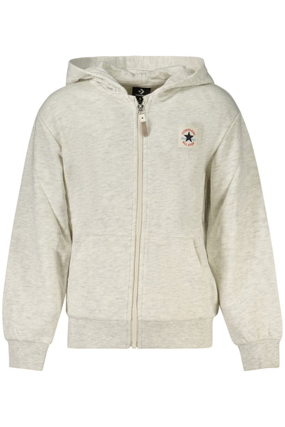 SWEAT-SHIRT FERMÉ GRIS CONVERSE POUR ENFANTS