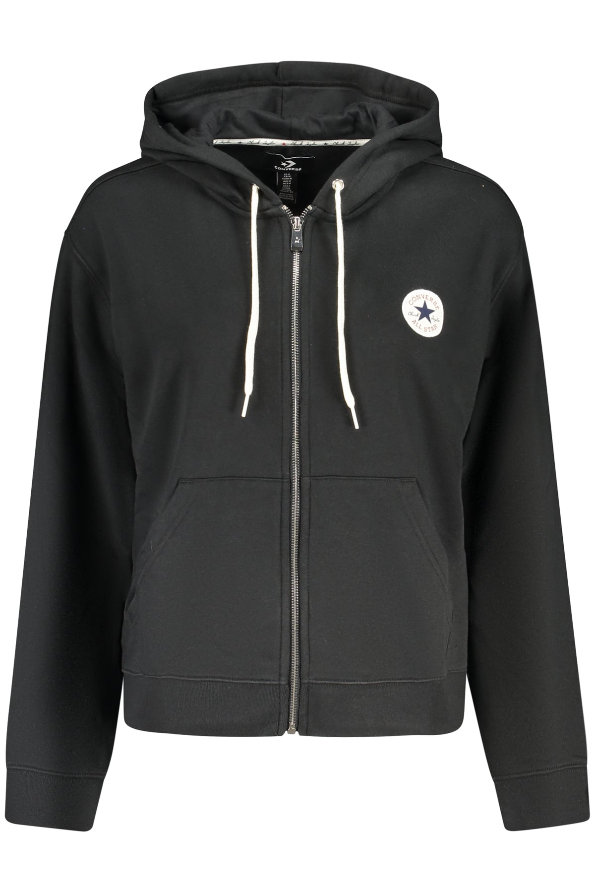 Converse Women's Zip-Up Hoodie Black