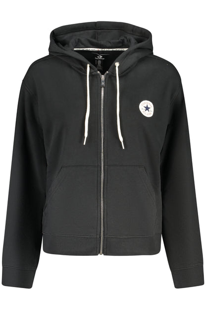 Converse Women's Zip-Up Hoodie Black