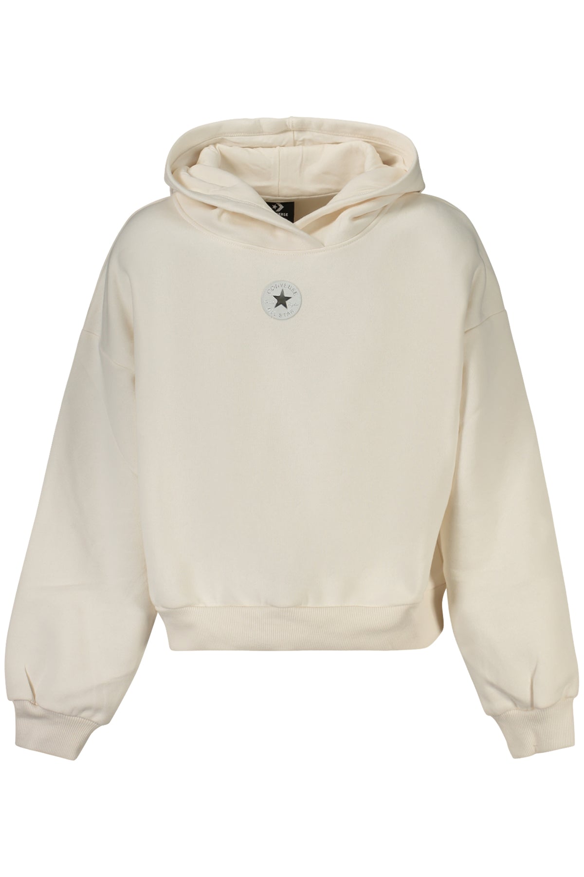 Sweat à capuche zippé Converse pour fille, blanc