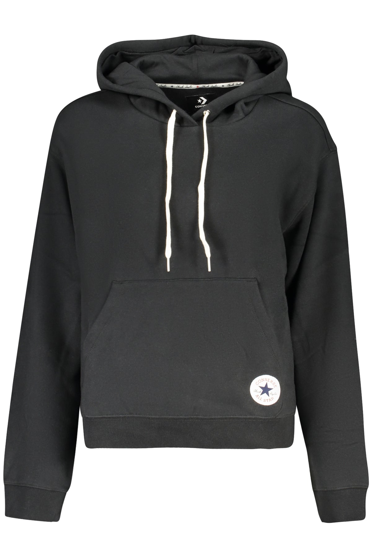 Converse Women's Zip-Up Hoodie, Black
