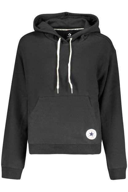 Converse Women's Zip-Up Hoodie, Black