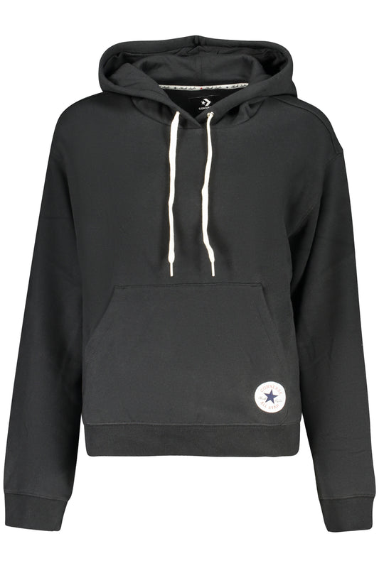 Converse Women's Zip-Up Hoodie, Black