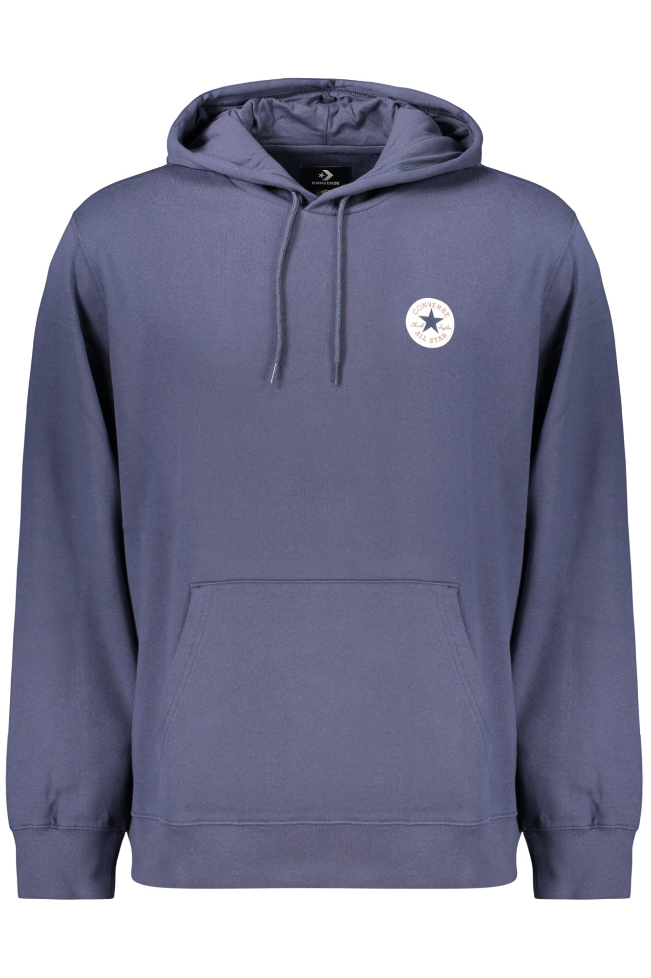 CONVERSE MEN'S BLUE ZIP-UP SWEATSHIRT