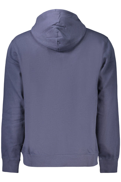 CONVERSE MEN'S BLUE ZIP-UP SWEATSHIRT