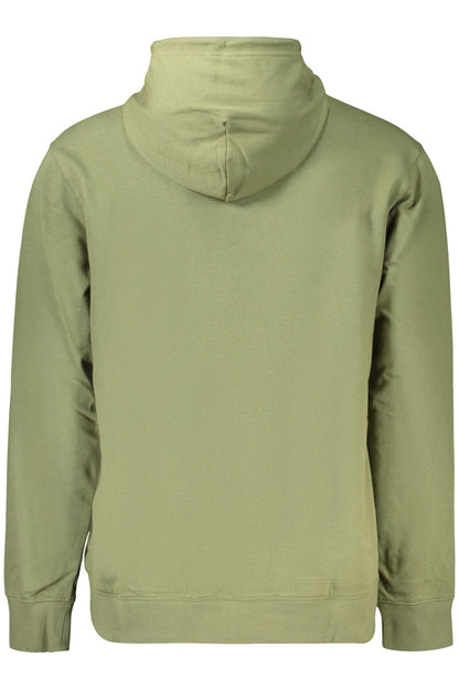 CONVERSE MEN'S ZIP-UP SWEATSHIRT GREEN