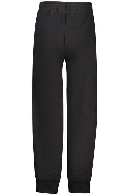 CONVERSE KIDS' BLACK LONG TRACKSUIT PANTS