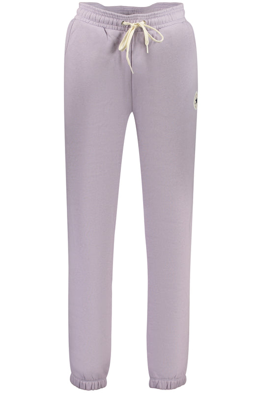 CONVERSE WOMEN'S PURPLE LONG TRACKSUIT PANTS