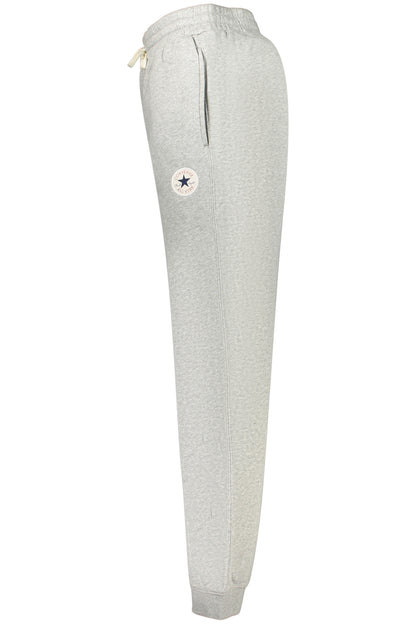 CONVERSE MEN'S GREY LONG TRACKSUIT PANTS