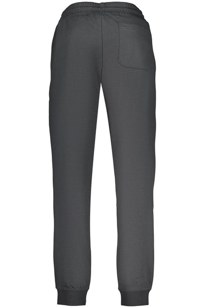 CONVERSE MEN'S BLACK LONG TRACKSUIT PANTS