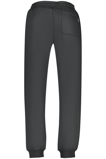 CONVERSE MEN'S BLACK LONG TRACKSUIT PANTS