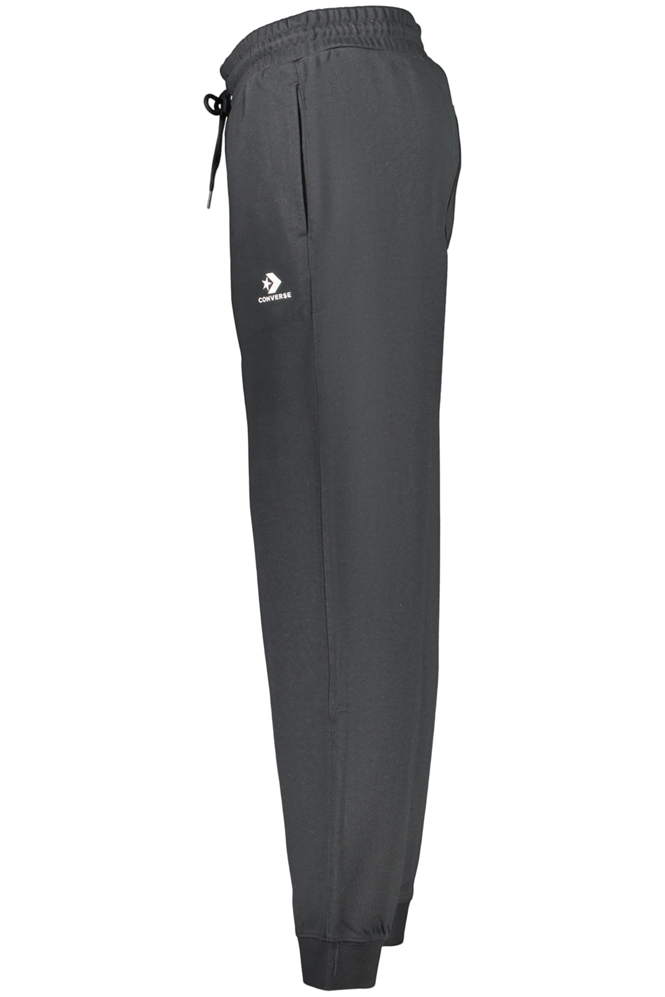 CONVERSE MEN'S BLACK LONG TRACKSUIT PANTS