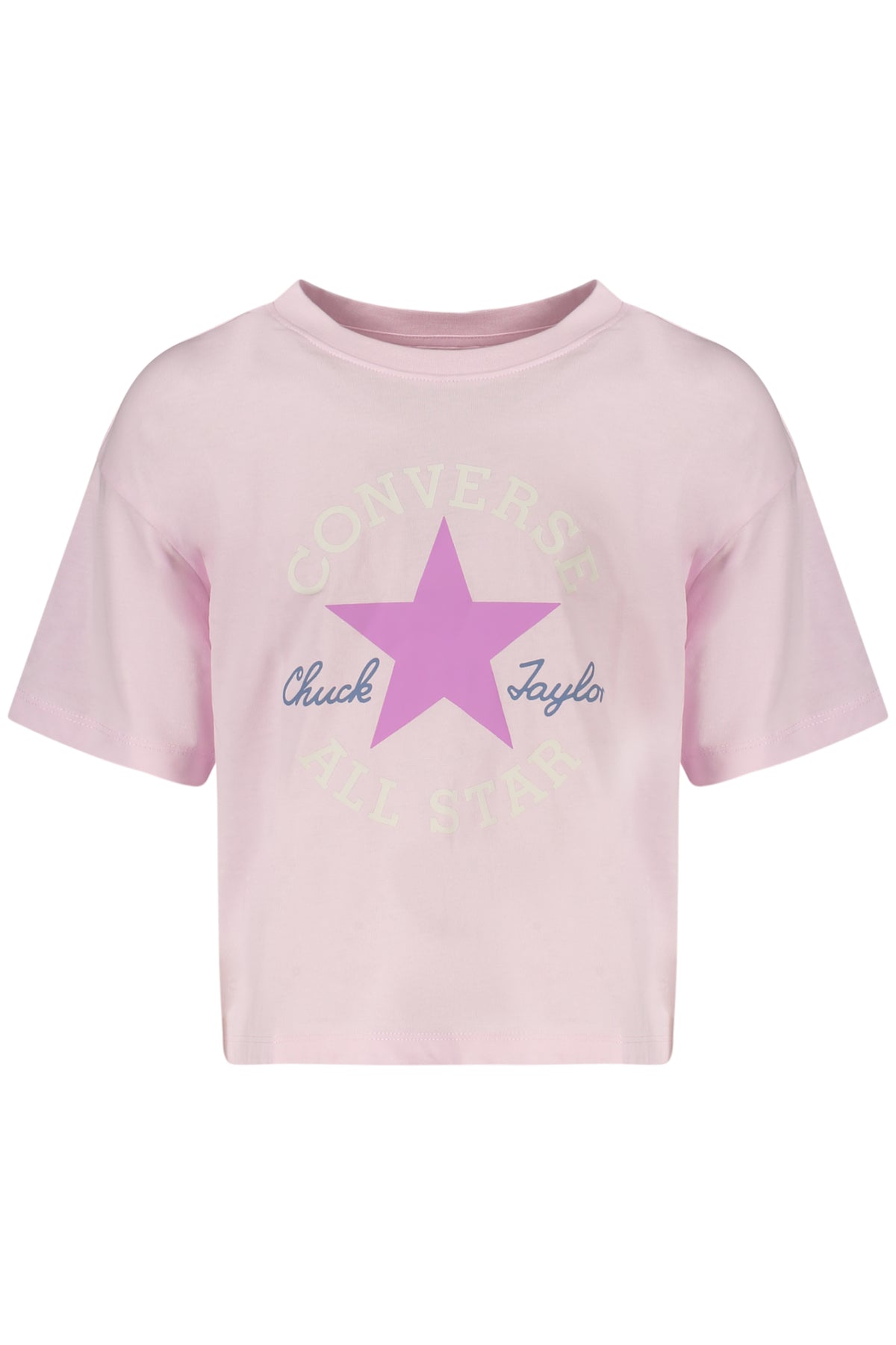 T-shirt Converse rose à manches courtes pour filles