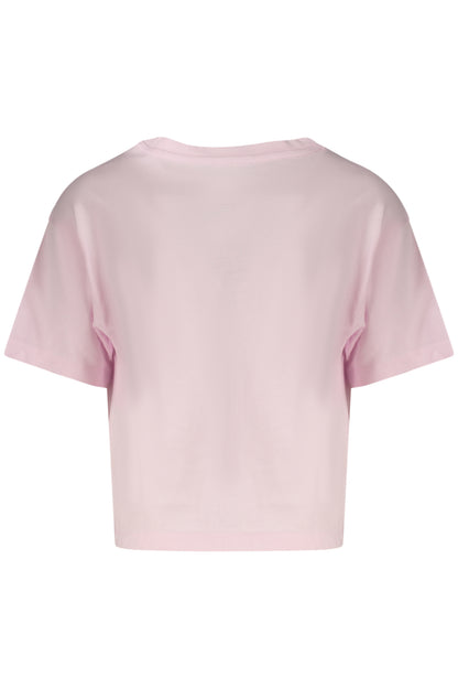 T-shirt Converse rose à manches courtes pour filles