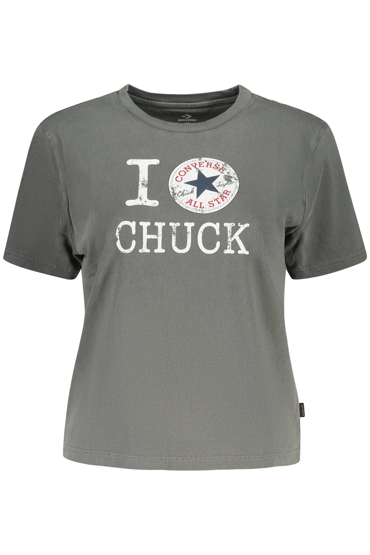 CONVERSE WOMEN'S SHORT-SLEEVE T-SHIRT GREY