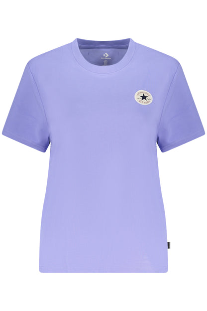 CONVERSE WOMEN'S SHORT-SLEEVE T-SHIRT PURPLE
