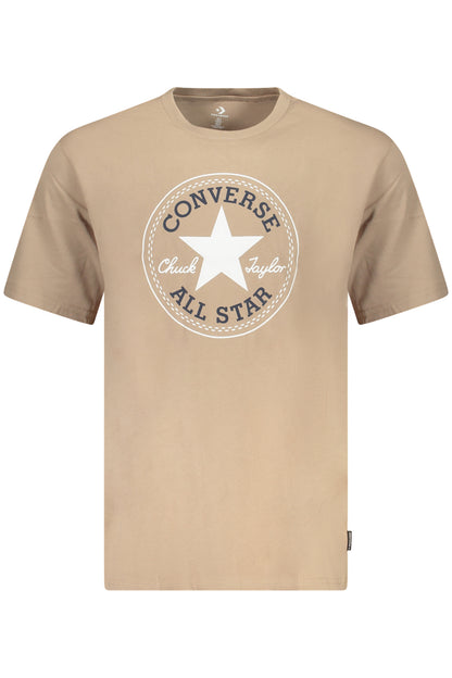 Converse Men's Short-Sleeved T-Shirt, Beige