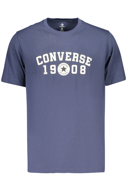 CONVERSE MEN'S SHORT-SLEEVE T-SHIRT BLUE