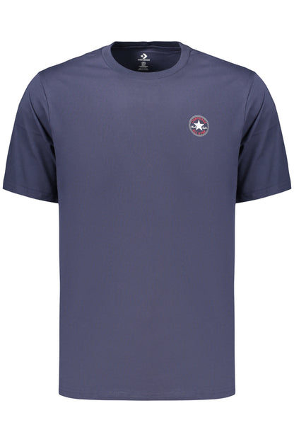 CONVERSE MEN'S SHORT-SLEEVE T-SHIRT BLUE