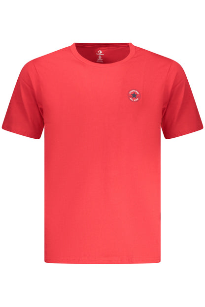 Converse Men's Red Short-Sleeved T-Shirt
