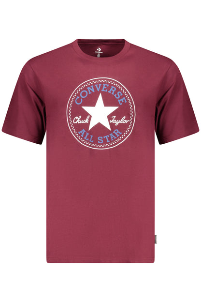 Converse Men's Red Short-Sleeved T-Shirt