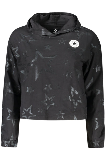Converse Girls' Long-Sleeved T-Shirt, Black