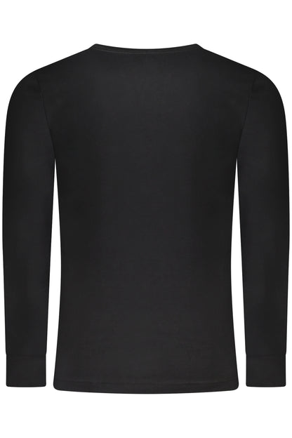 T-SHIRT NOIR À MANCHES LONGUES CONVERSE POUR ENFANTS