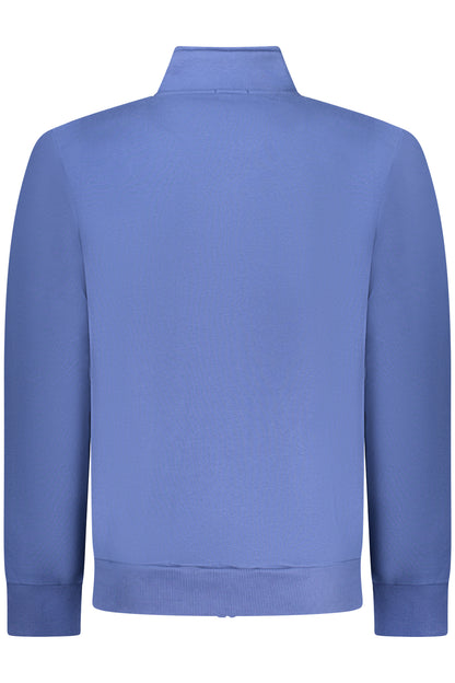 COVERI MOVING MEN'S BLUE ZIP-UP SWEATSHIRT