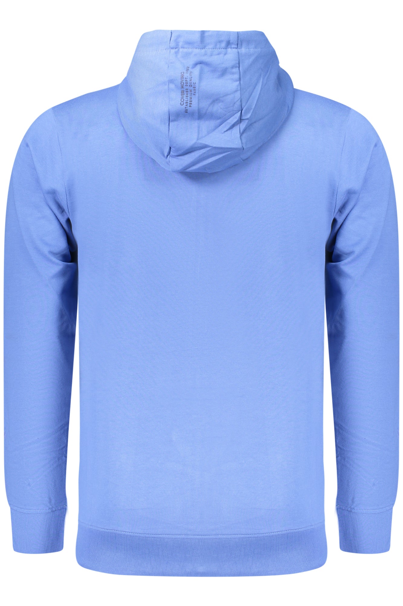 COVERI MOVING MEN'S BLUE ZIP-UP SWEATSHIRT
