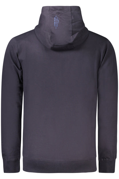 COVERI MOVING MEN'S BLUE ZIP-UP SWEATSHIRT