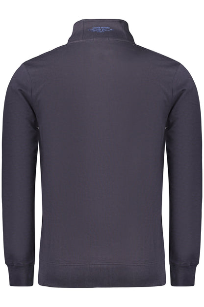 COVERI MOVING MEN'S BLUE ZIP-UP SWEATSHIRT