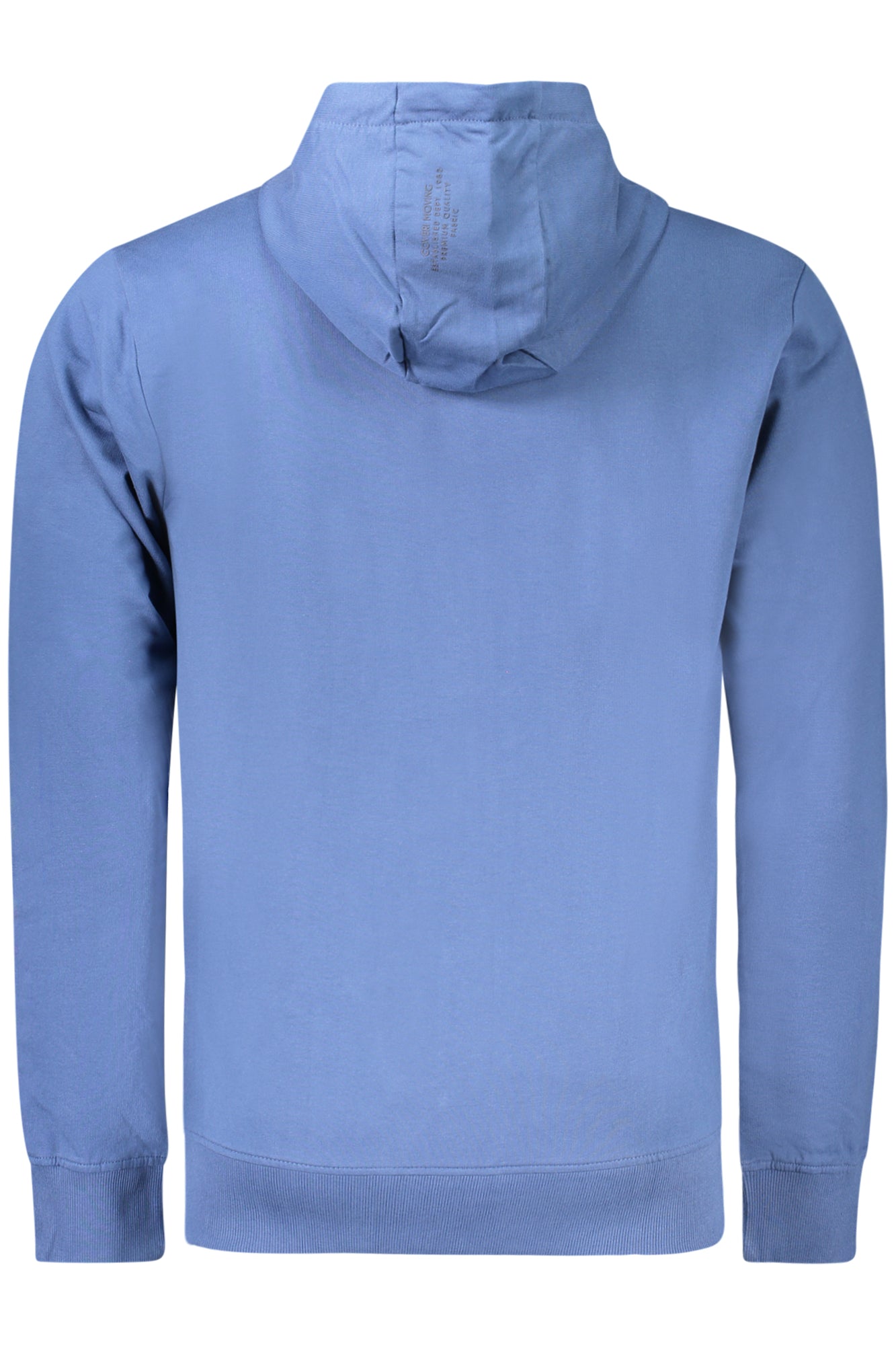 COVERI MOVING MEN'S BLUE ZIP-UP SWEATSHIRT