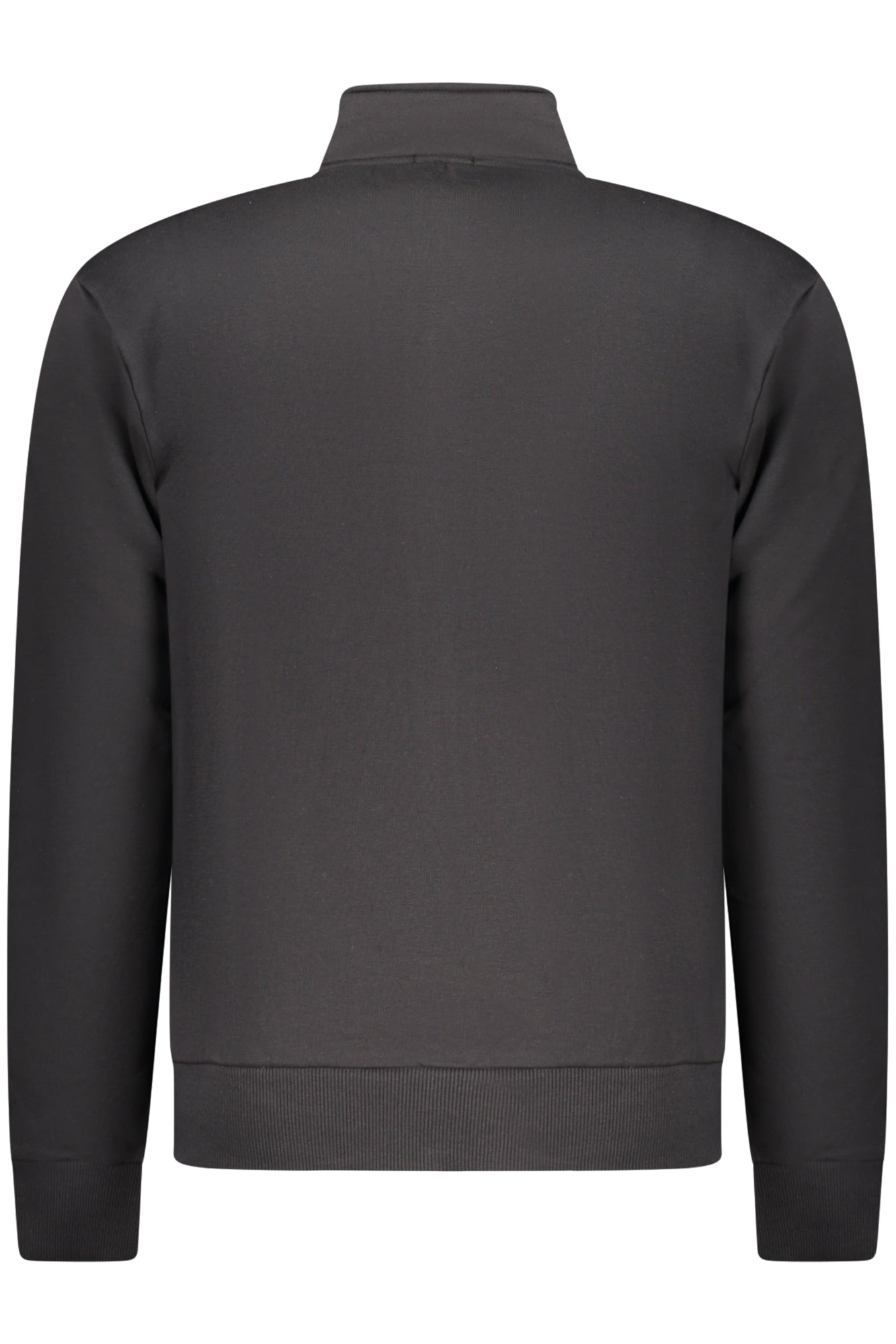COVERI MOVING MEN'S BLACK ZIP-UP SWEATSHIRT