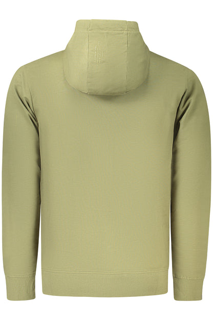 COVERI MOVING MEN'S ZIP-UP SWEATSHIRT GREEN