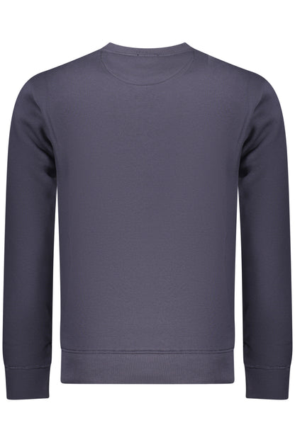 COVERI MOVING MEN'S BLUE ZIP-LESS SWEATSHIRT