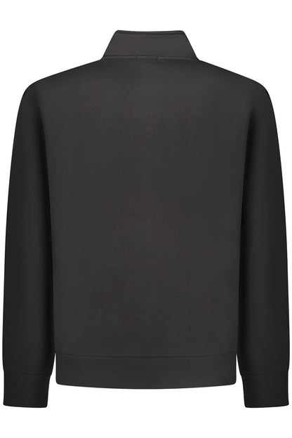COVERI MOVING MEN'S BLACK ZIP-UP SWEATSHIRT
