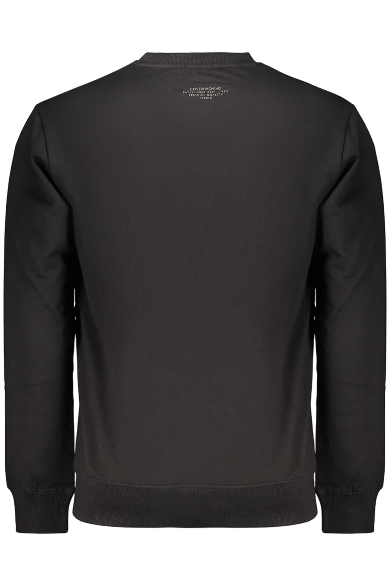 COVERI MOVING MEN'S BLACK ZIP-UP SWEATSHIRT
