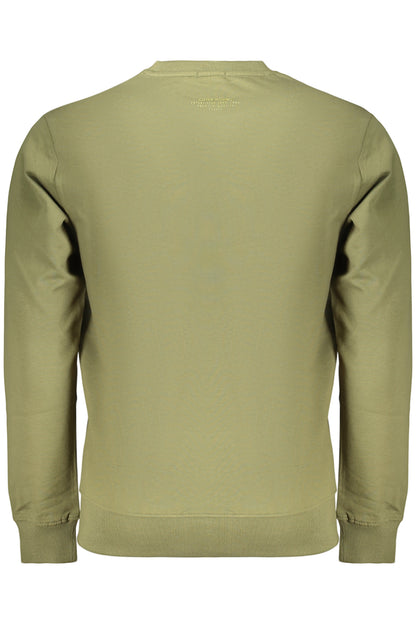 COVERI MOVING MEN'S ZIP-LESS SWEATSHIRT GREEN