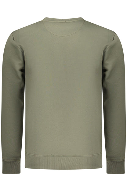 COVERI MOVING MEN'S ZIP-LESS SWEATSHIRT GREEN