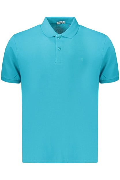 COVERI MOVING MEN'S SHORT-SLEEVE POLO SHIRT, BLUE