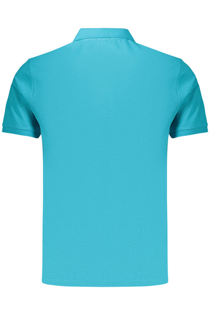 COVERI MOVING MEN'S SHORT-SLEEVE POLO SHIRT, BLUE